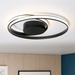 Moderne lampade da soffitto doppie rotonde