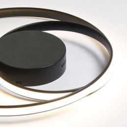 Moderne lampade da soffitto doppie rotonde
