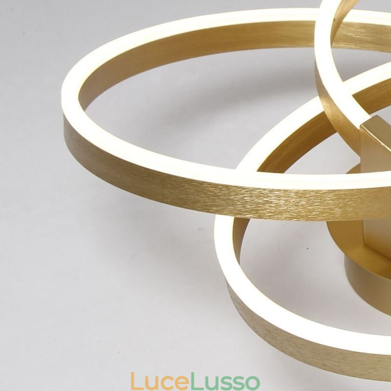 Lampada da soffitto moderna Lampada da soffitto a 3 anelli