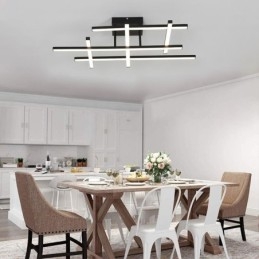 Lampada da soffitto in alluminio con montaggio a filo