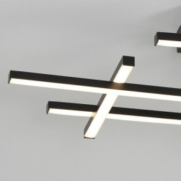 Lampada da soffitto in alluminio con montaggio a filo