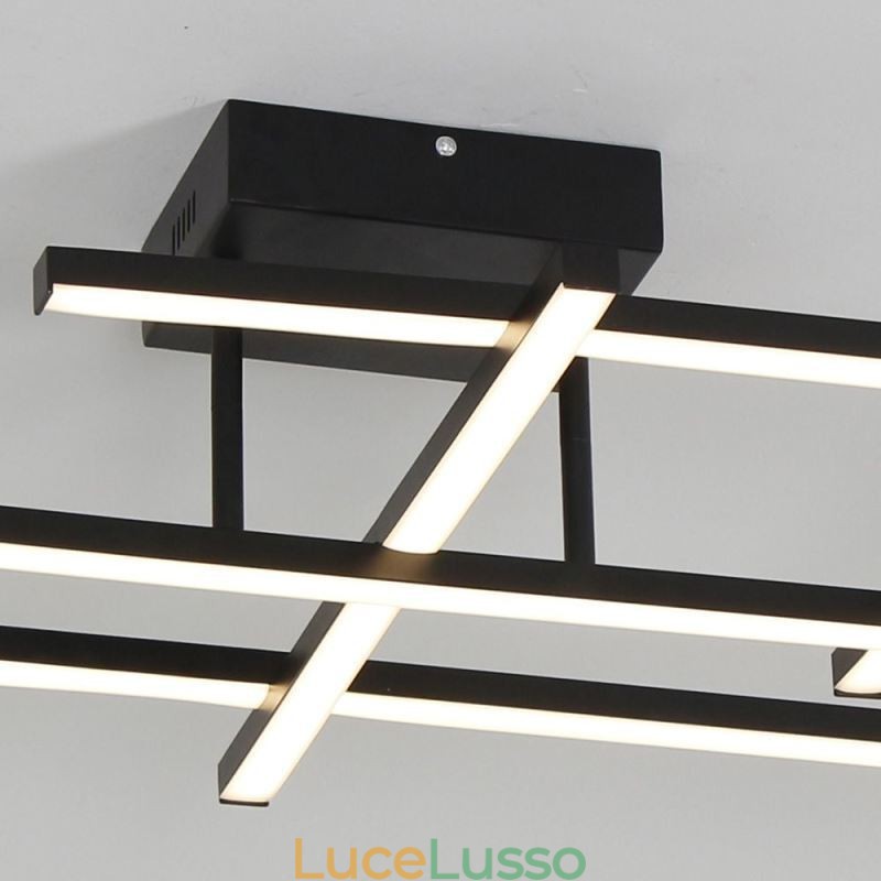 Lampada da soffitto in alluminio con montaggio a filo
