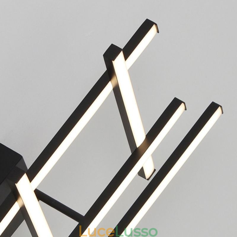 Lampada da soffitto in alluminio con montaggio a filo