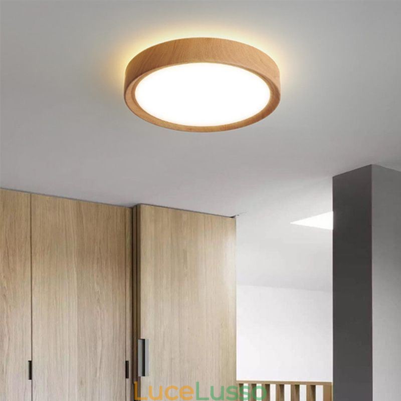 Lampada da soffitto in legno Lampada da soffitto giapponese