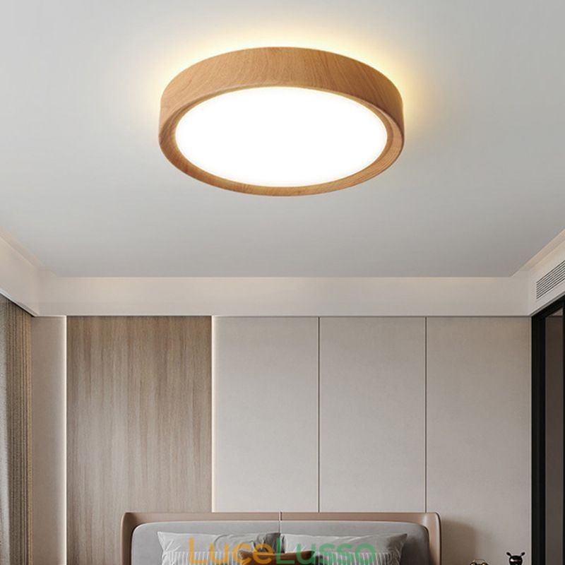 Lampada da soffitto in legno Lampada da soffitto giapponese