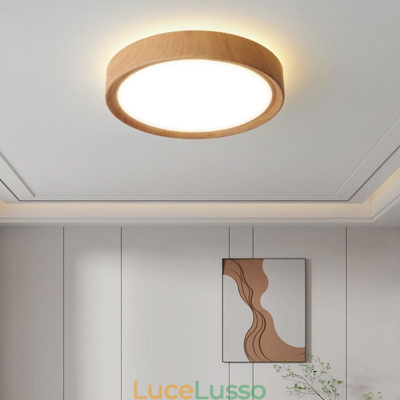 Lampada da soffitto in legno Lampada da soffitto giapponese
