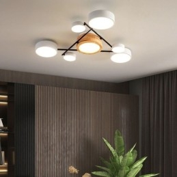 Lampada da soffitto moderna in acrilico a forma molecolare