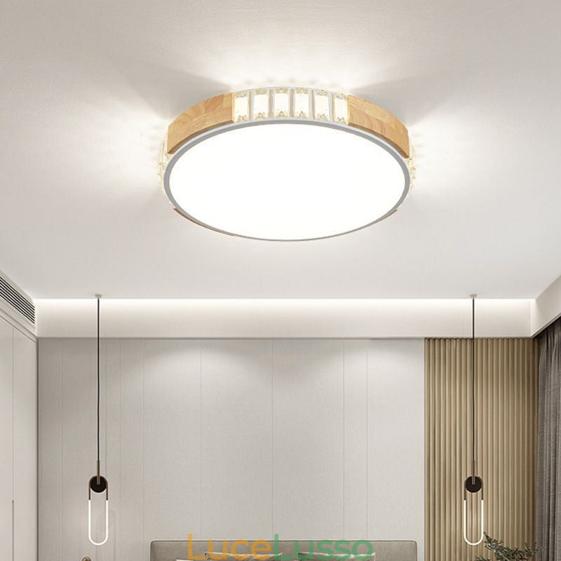 Lampada da soffitto giapponese minimalista con montaggio a filo