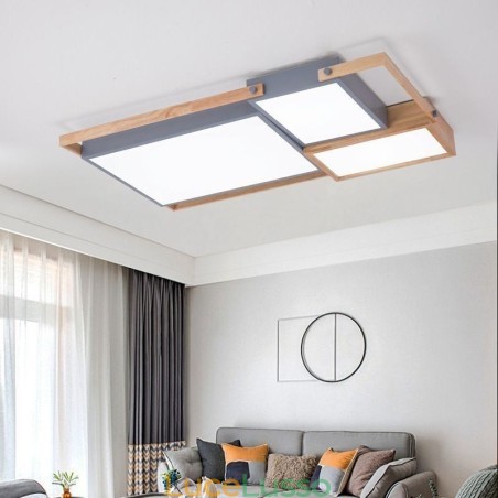 Lampada da soffitto moderna con giunzione rettangolare Lampada da soffitto moderna con giunzione rettangolare