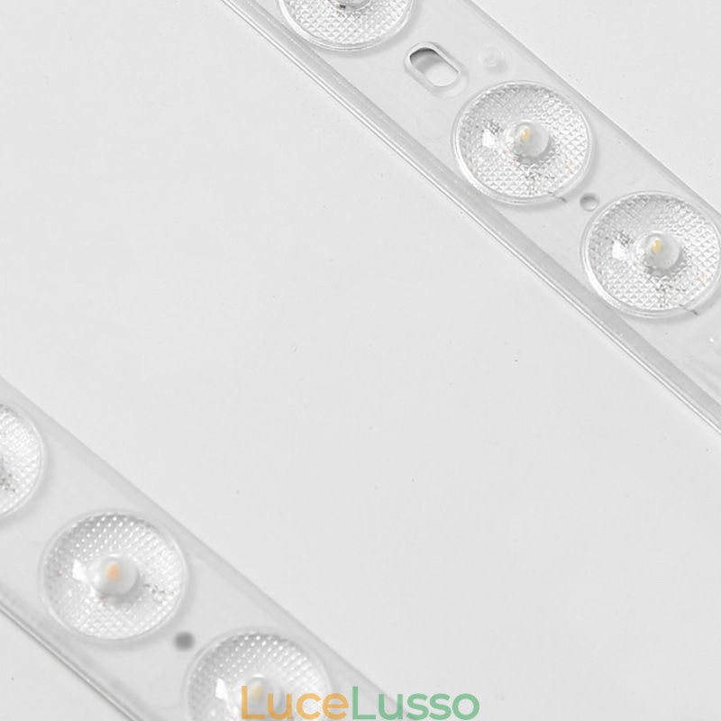 Lampada da soffitto moderna con giunzione rettangolare