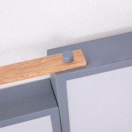 Lampada da soffitto moderna con giunzione rettangolare