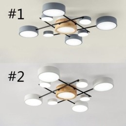 Lampada da soffitto moderna con giunzione quadrilatera