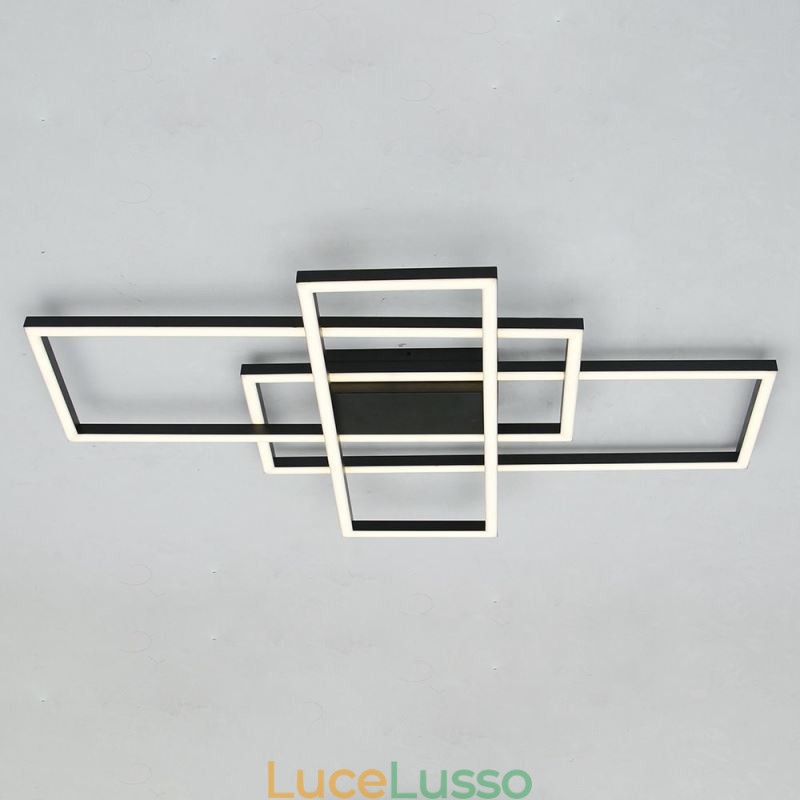 Lampada da soffitto moderna Lampada da soffitto quadrata geometrica