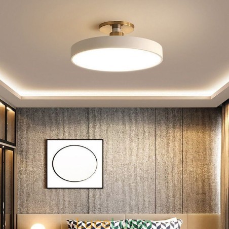 Moderne luci da soffitto rotonde Lampada da soffitto in acrilico Moderne luci da soffitto rotonde Lampada da soffitto in acrilico