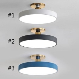 Moderne luci da soffitto rotonde Lampada da soffitto in acrilico