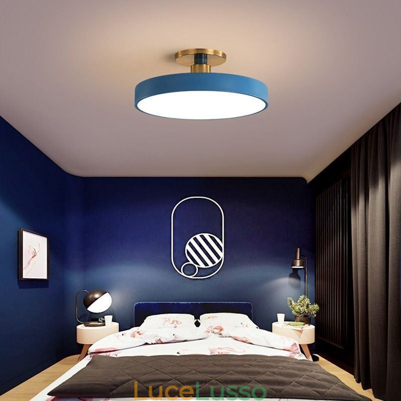 Moderne luci da soffitto rotonde Lampada da soffitto in acrilico