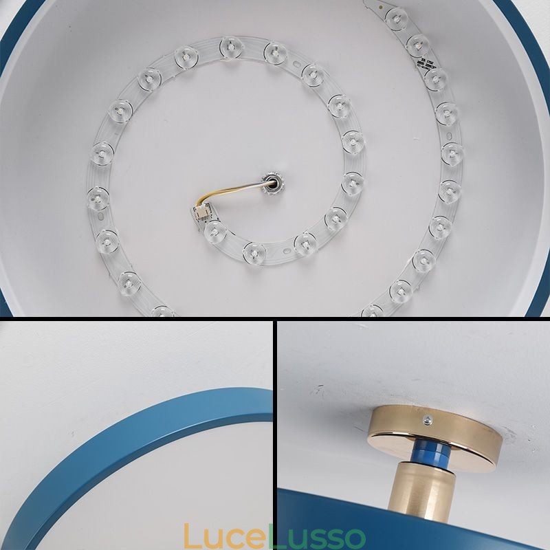 Moderne luci da soffitto rotonde Lampada da soffitto in acrilico