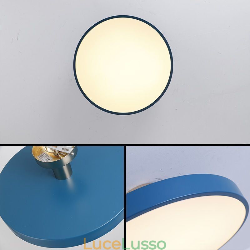 Moderne luci da soffitto rotonde Lampada da soffitto in acrilico