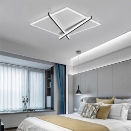 Lampada da soffitto con design a orologio artistico nordico
