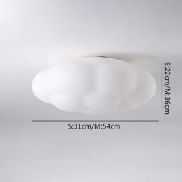 Lampada da soffitto nordica a forma di nuvola