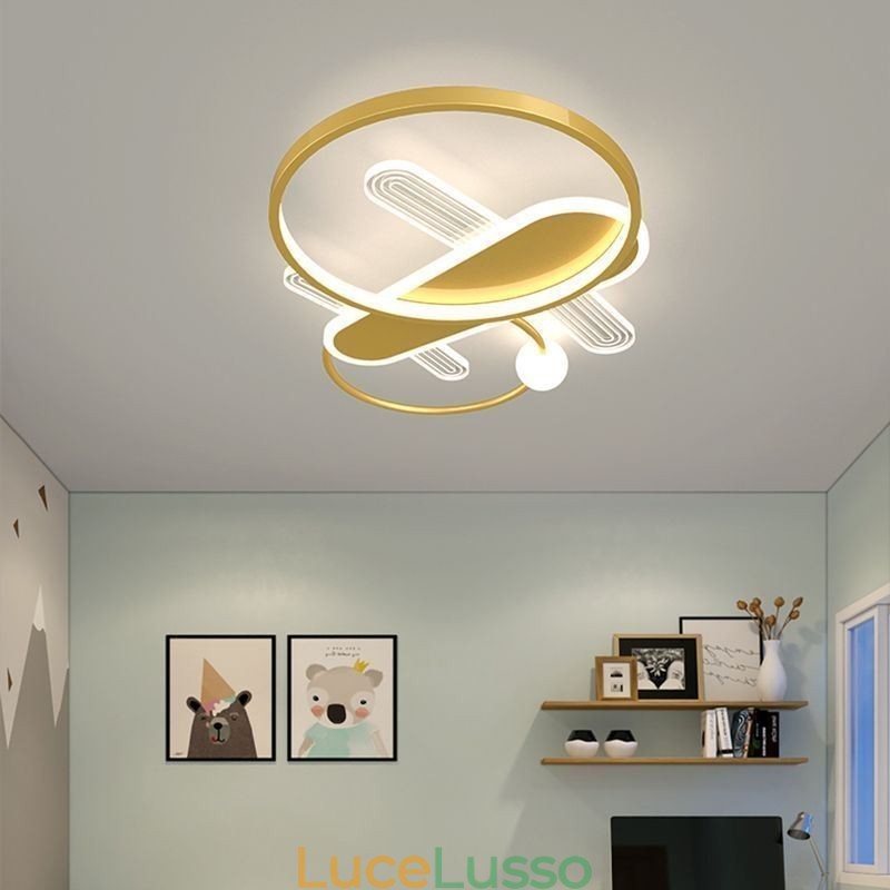 Lampada da soffitto Aereo dei cartoni animati Lampada da soffitto