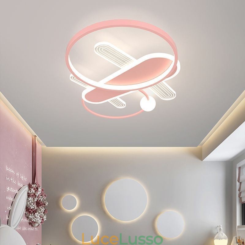 Lampada da soffitto Aereo dei cartoni animati Lampada da soffitto