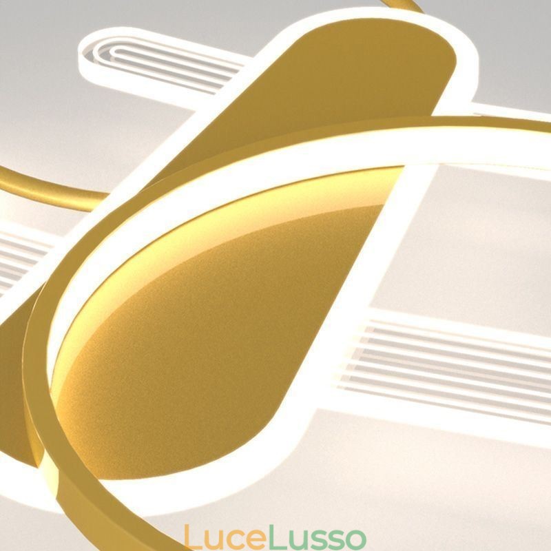 Lampada da soffitto Aereo dei cartoni animati Lampada da soffitto
