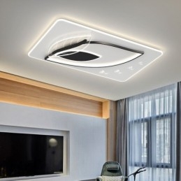 Lampada da soffitto di lusso Lampada da soffitto con design creativo a foglia