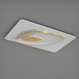 Lampada da soffitto di lusso Lampada da soffitto con design creativo a foglia