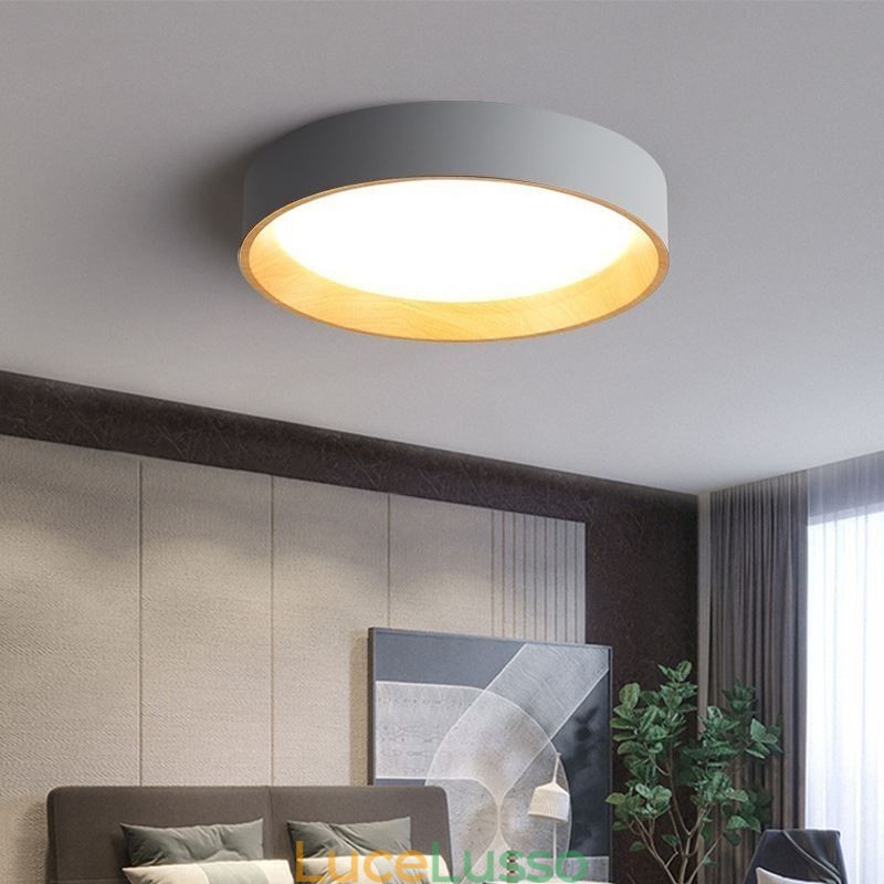 Lampada da soffitto moderna minimalista con pannello a filo
