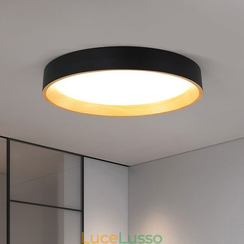 Lampada da soffitto moderna minimalista con pannello a filo