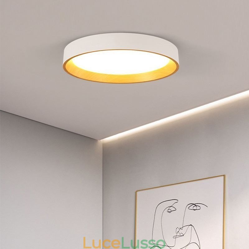 Lampada da soffitto moderna minimalista con pannello a filo