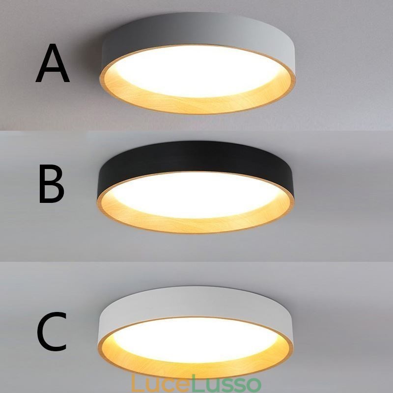Lampada da soffitto moderna minimalista con pannello a filo