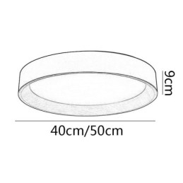 Lampada da soffitto moderna minimalista con pannello a filo