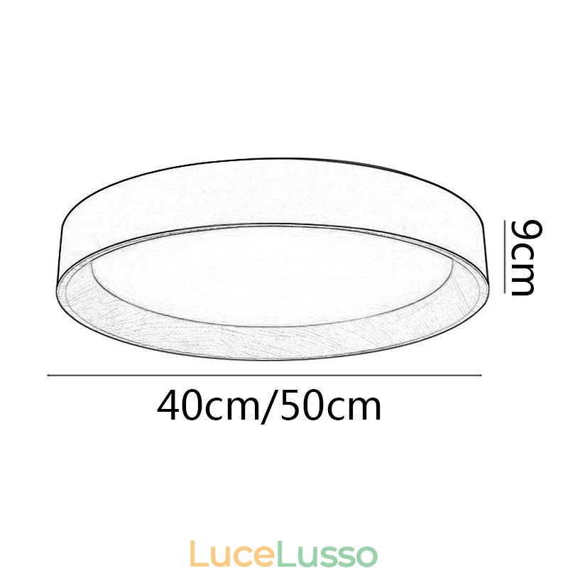 Lampada da soffitto moderna minimalista con pannello a filo
