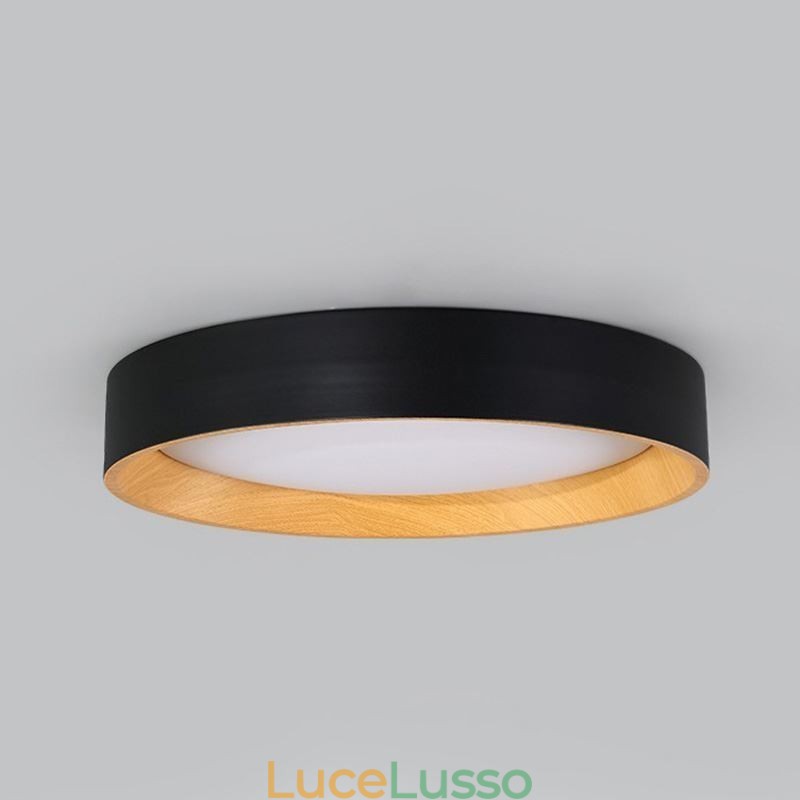 Lampada da soffitto moderna minimalista con pannello a filo