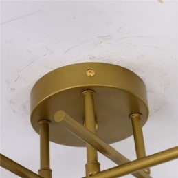Plafoniera da soffitto a filo con attacco a 4 luci
