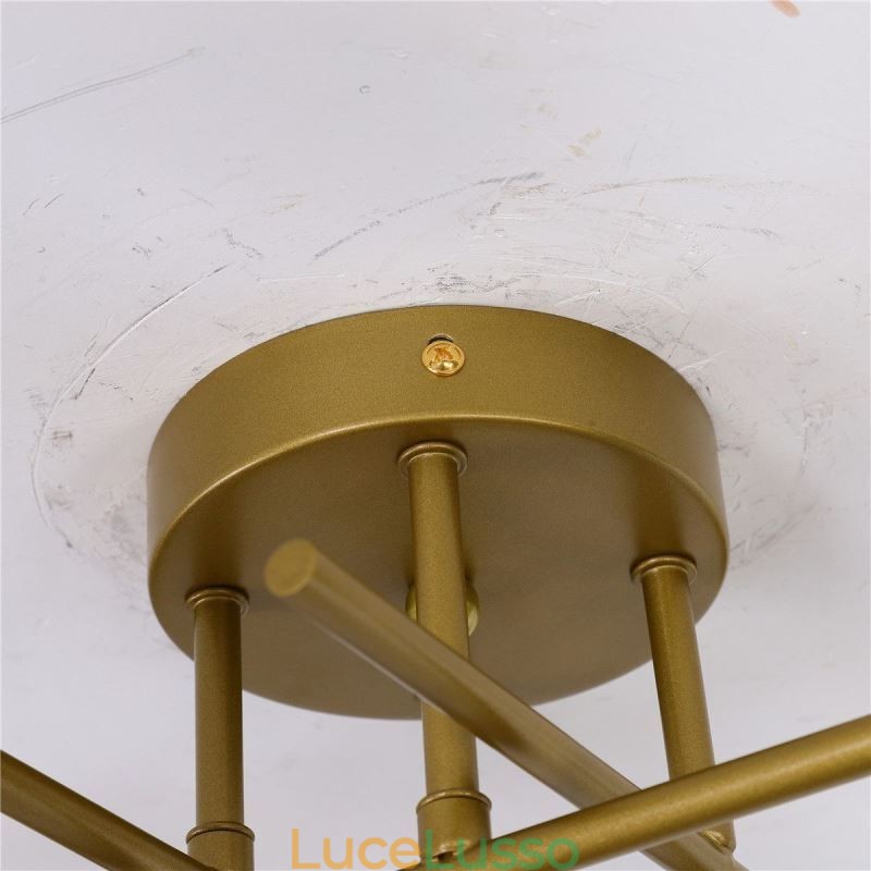 Plafoniera da soffitto a filo con attacco a 4 luci