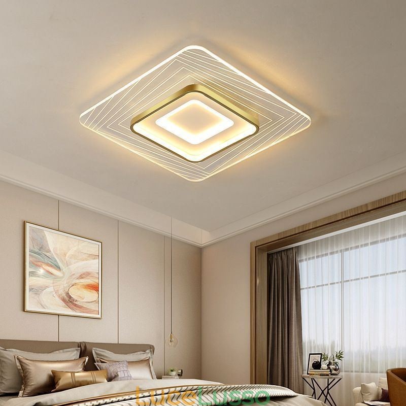 Lampada da soffitto a filo Lampada da soffitto quadrata