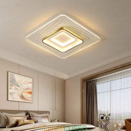 Lampada da soffitto a filo Lampada da soffitto quadrata Lampada da soffitto a filo Lampada da soffitto quadrata