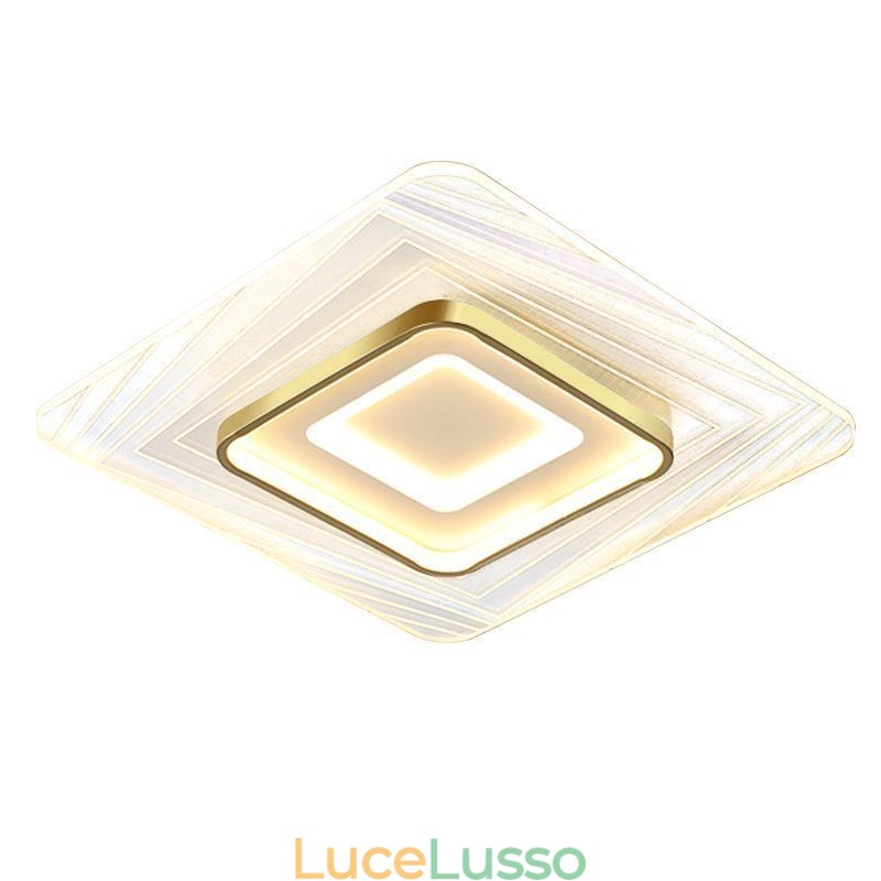 Lampada da soffitto a filo Lampada da soffitto quadrata