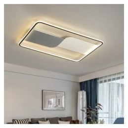 Moderne luci da soffitto Apparecchio Rettangolare Montaggio a filo Lampade da soffitto 90*60cm