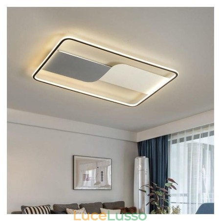 Moderne luci da soffitto Apparecchio Rettangolare Montaggio a filo Lampade da soffitto 90*60cm Moderne luci da soffitto Apparecchio Rettangolare Montaggio a filo Lampade da soffitto 90*60cm