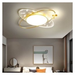 Lampada da soffitto moderna a filo con forma di pianeta