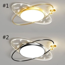 Lampada da soffitto moderna a filo con forma di pianeta