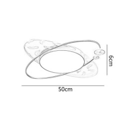 Lampada da soffitto moderna a filo con forma di pianeta