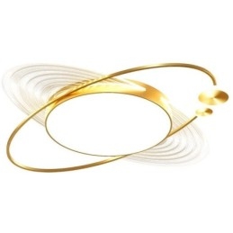 Lampada da soffitto moderna con montaggio a filo Creative Planet