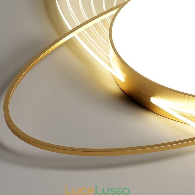Lampada da soffitto moderna con montaggio a filo Creative Planet
