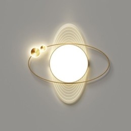 Lampada da soffitto moderna con montaggio a filo Creative Planet