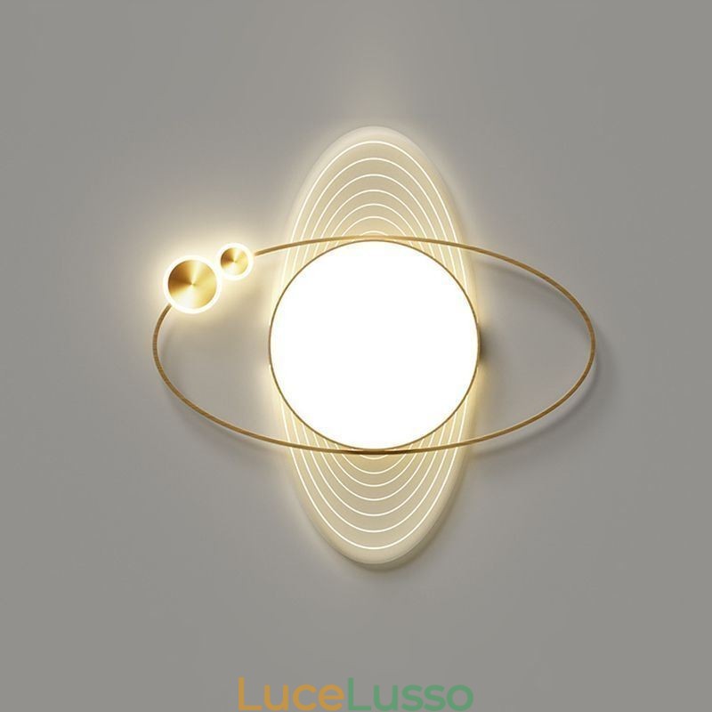Lampada da soffitto moderna con montaggio a filo Creative Planet